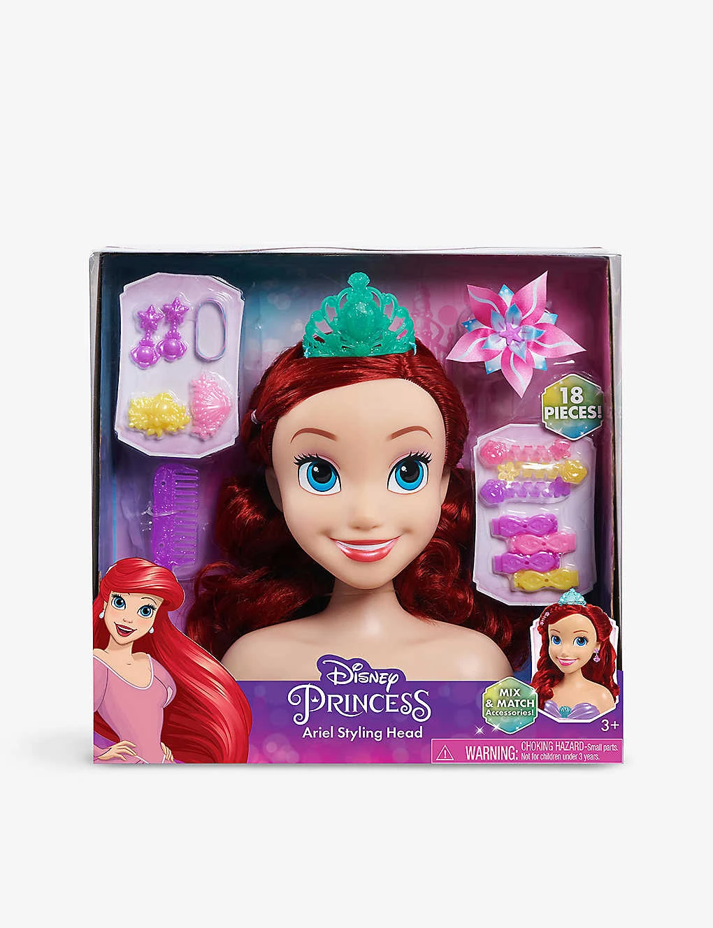 Disney Princess Ariel Styling Head 10.25cm 1 Disney Princess Ariel Styling Head 10.25cm